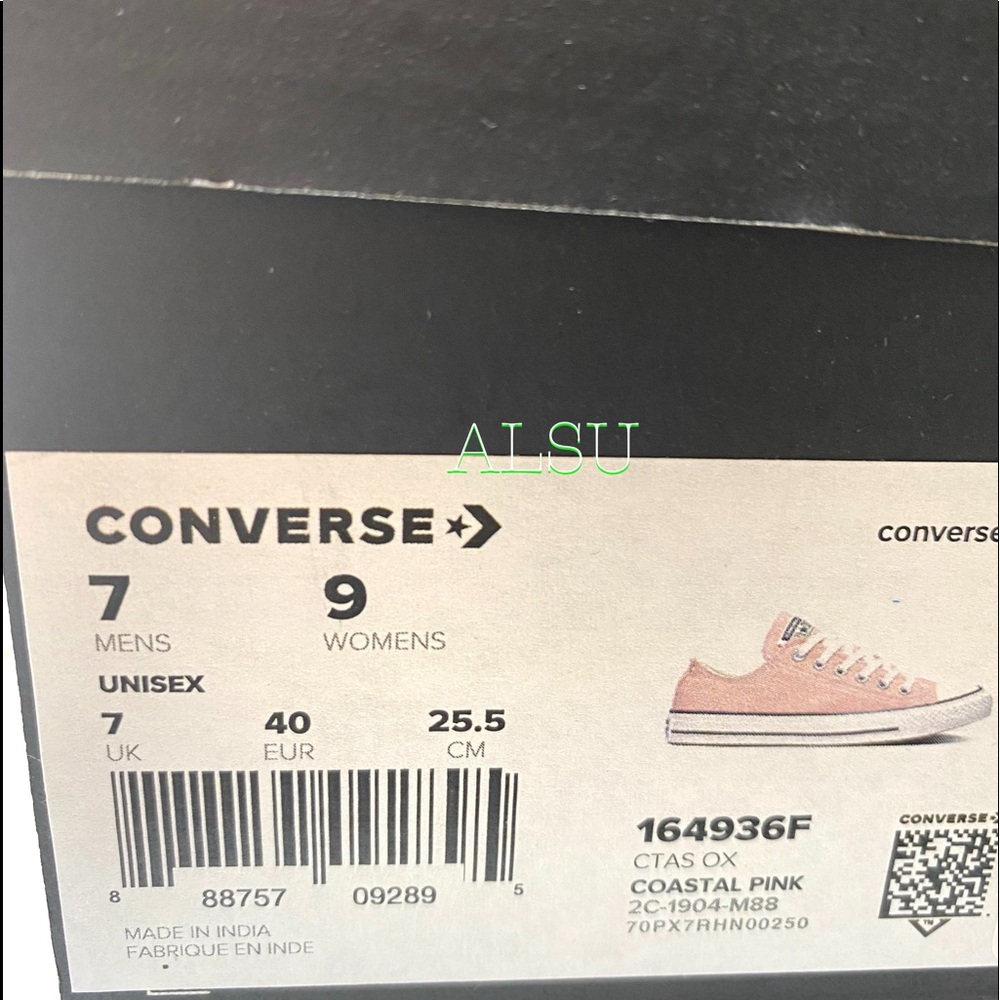 Converse Ctas Canvas Low Top Coastal Pink Women’s - Picture 10 of 10